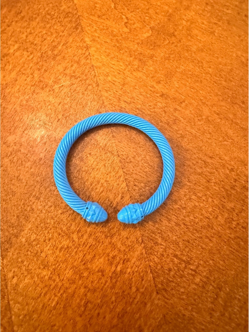 Blue Twisted Cuff Bracelet 541